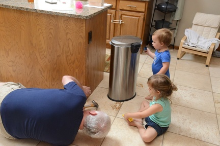 Helping Grandpa fix the kitchen island2